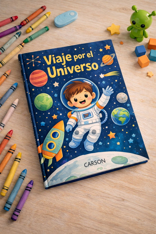 Coloreable viaje por el universo